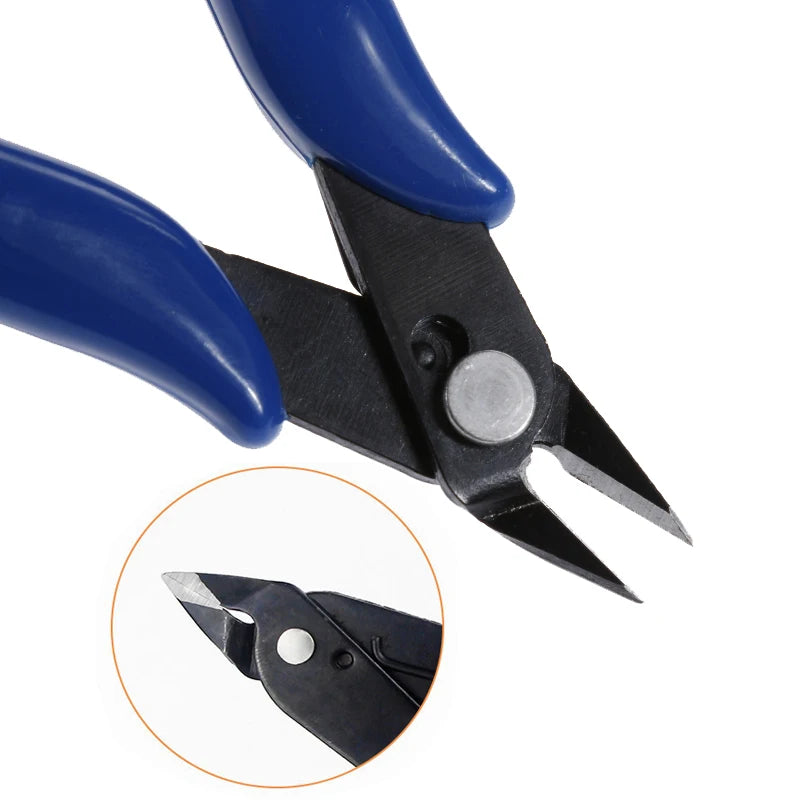Mini Diagonal Pliers | Flush Wire Cutters for Precision Electrical Work detail view