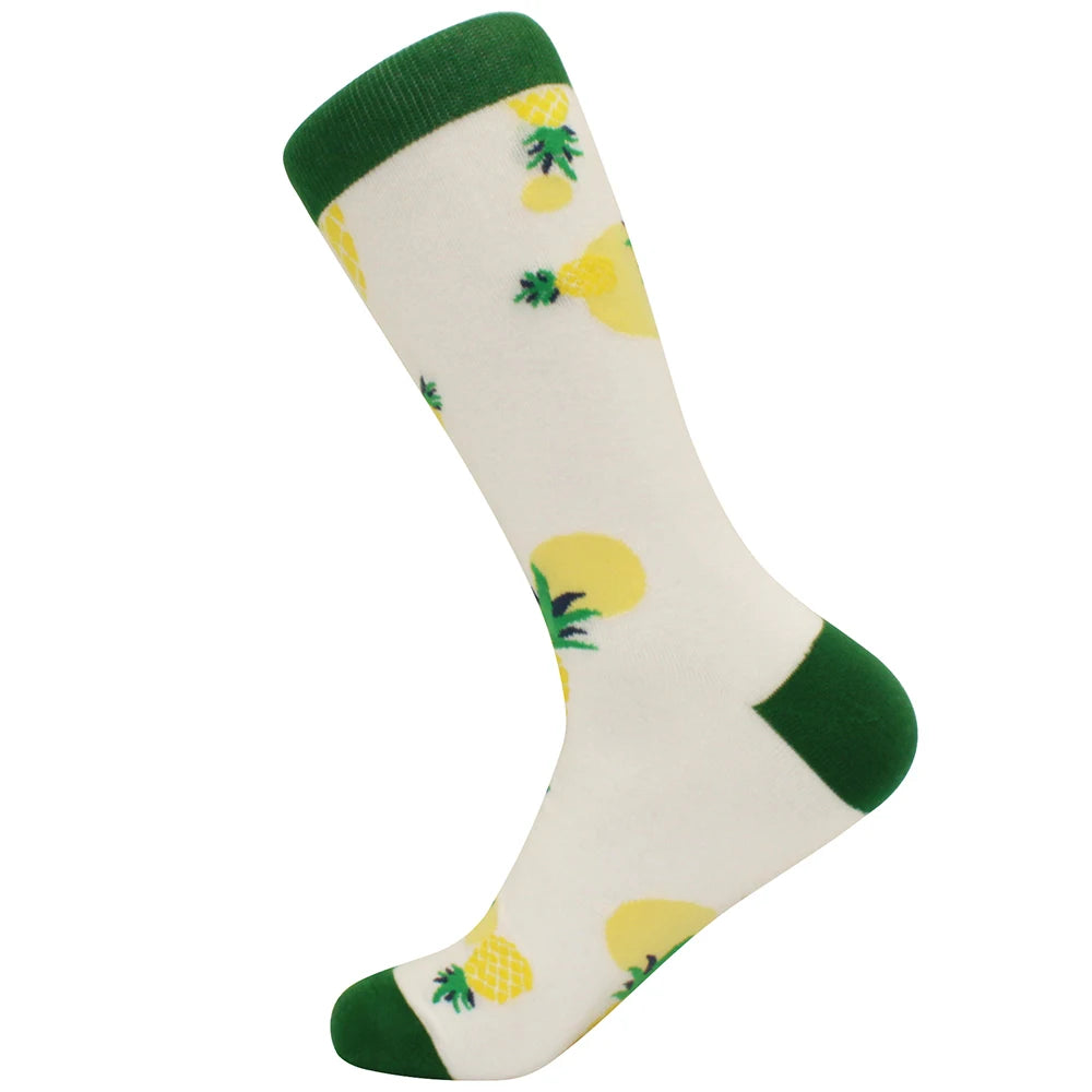 Sock Combed Cotton Funny Men's Big Size Crew Harajuku Hip Hop Thick Long Socks close-up view