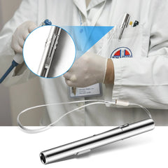 USB Rechargeable Pen Light | Medical Mini LED Flashlight with Clip alternate view