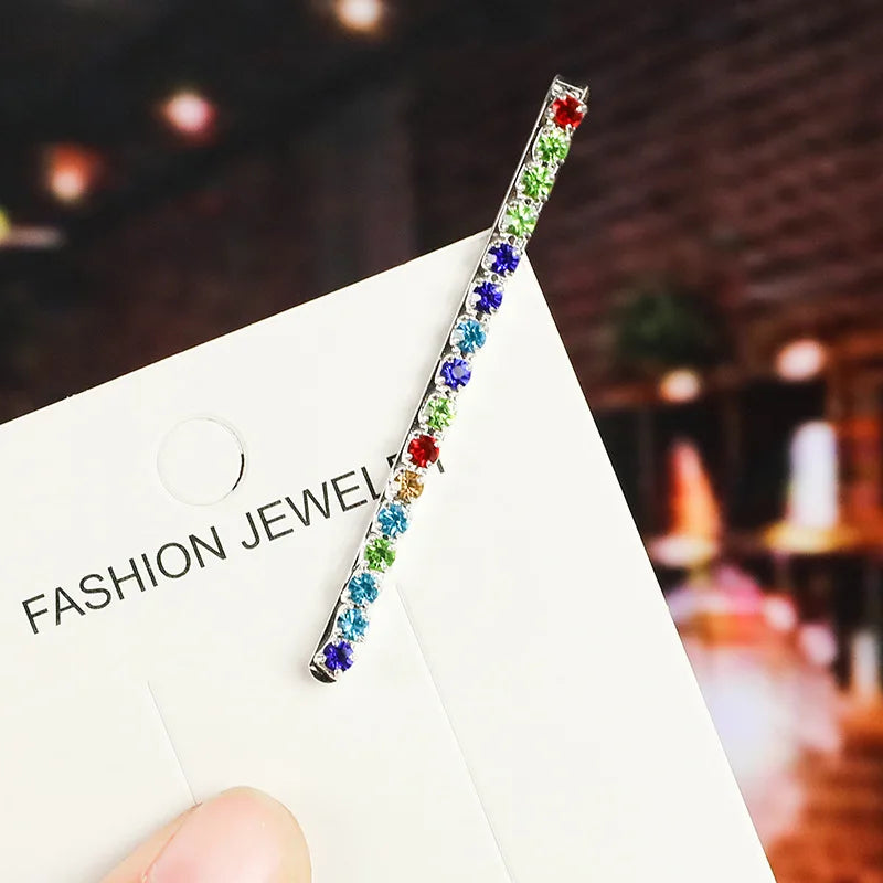2020 New Elegant Rhinestone Hairpins Women Girls Hair Clips Pin Accessories Hair Or additional angle