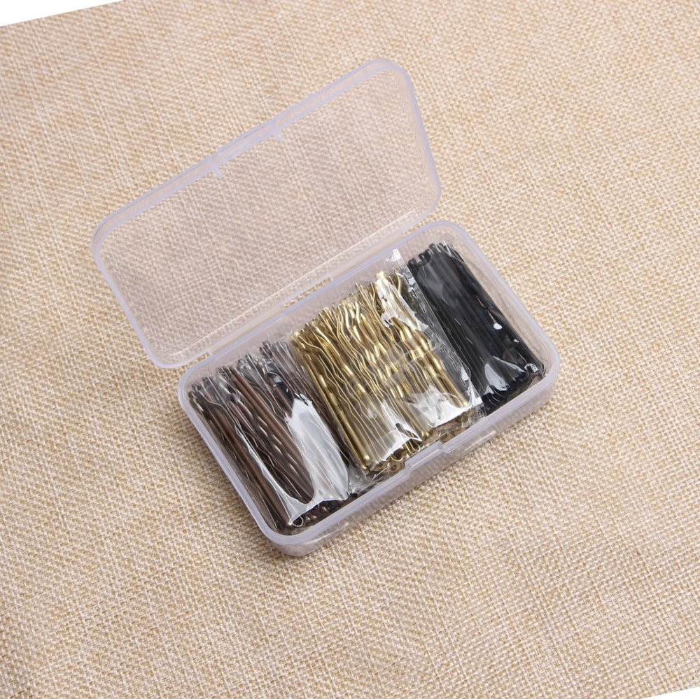 50/100/150PC Black Hairpins For Women Hair Clip Lady Bobby Pins Invisible Wave Hair additional angle