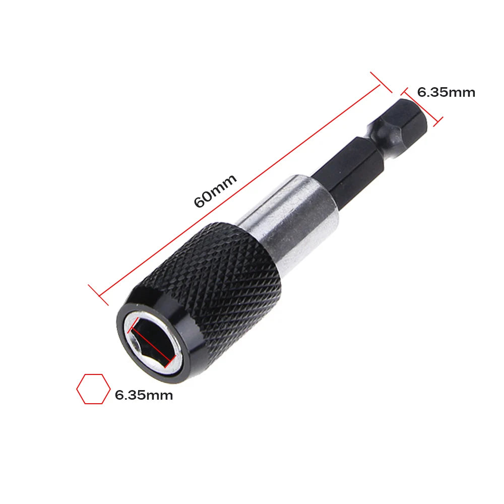 1/4 Inch Hex Shank Quick Release Screwdriver Bit Holder Extension Bar | 60mm 100mm 15 lifestyle view