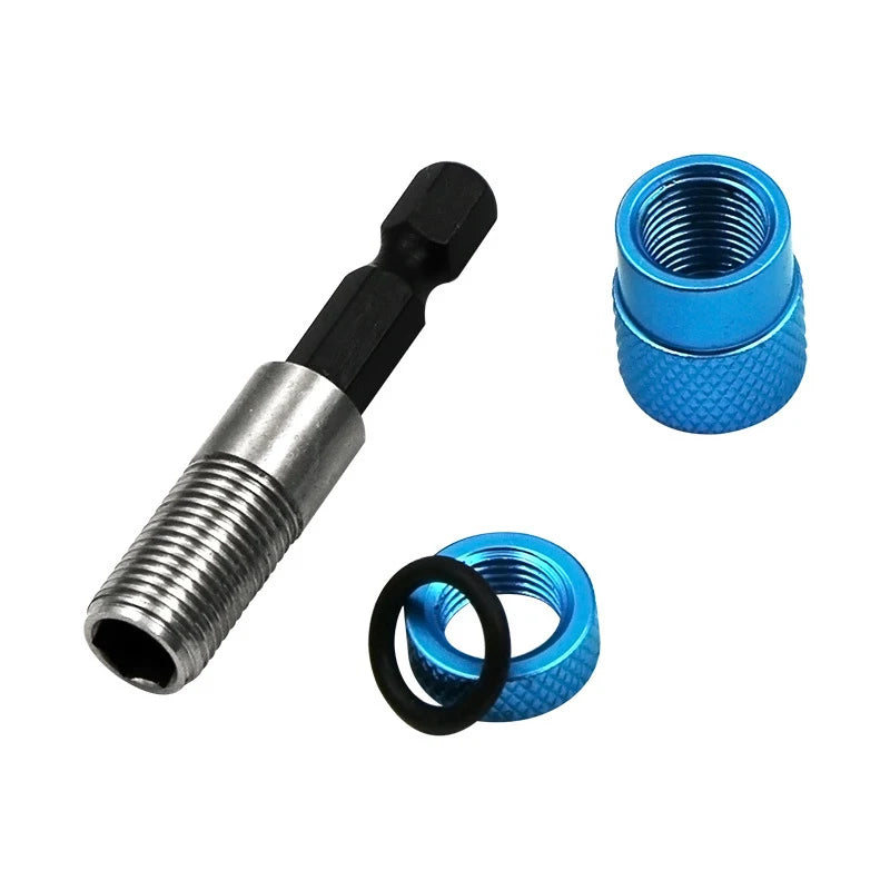 1/4 Inch Hex Shank Screw Depth Magnetic Screwdriver Bit Holder | Adjustable Depth B additional angle