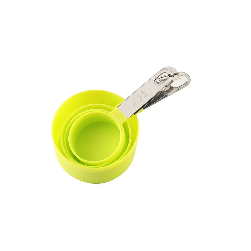 4pcs Kitchen Tools Measuring Spoons cups Set steel handleTeaspoon Coffee Sugar Scoop alternate view