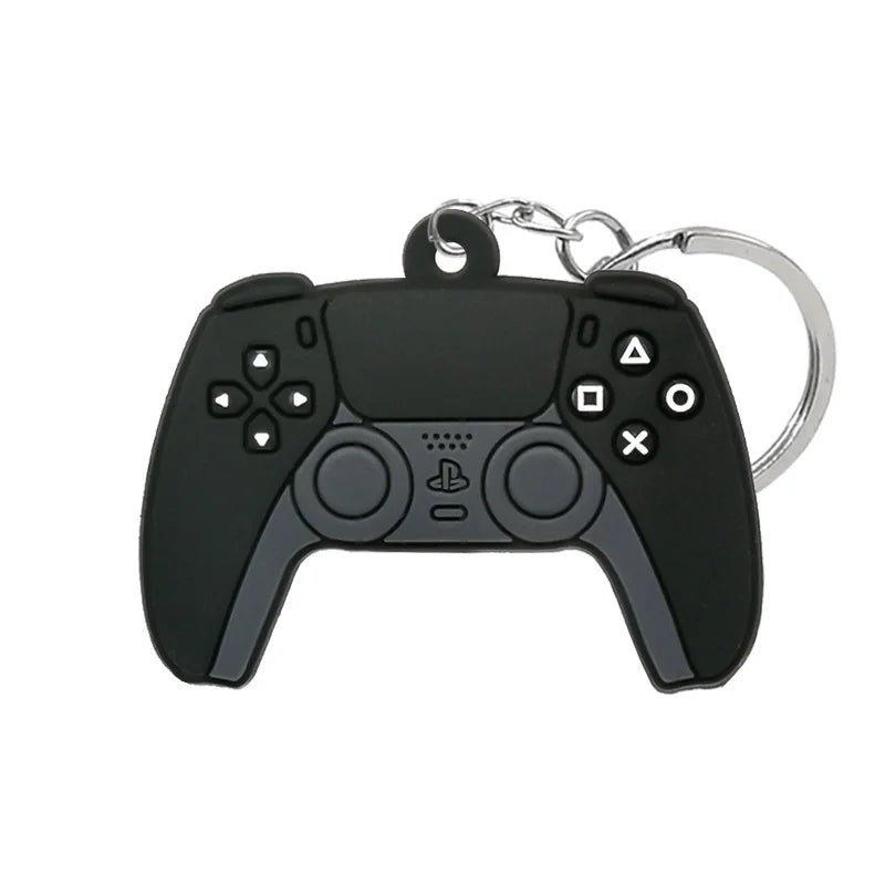 1PCS PVC new style Game Machine Keychain & Keyring Cute Gamepad Joystick Key Chain Keych detail view