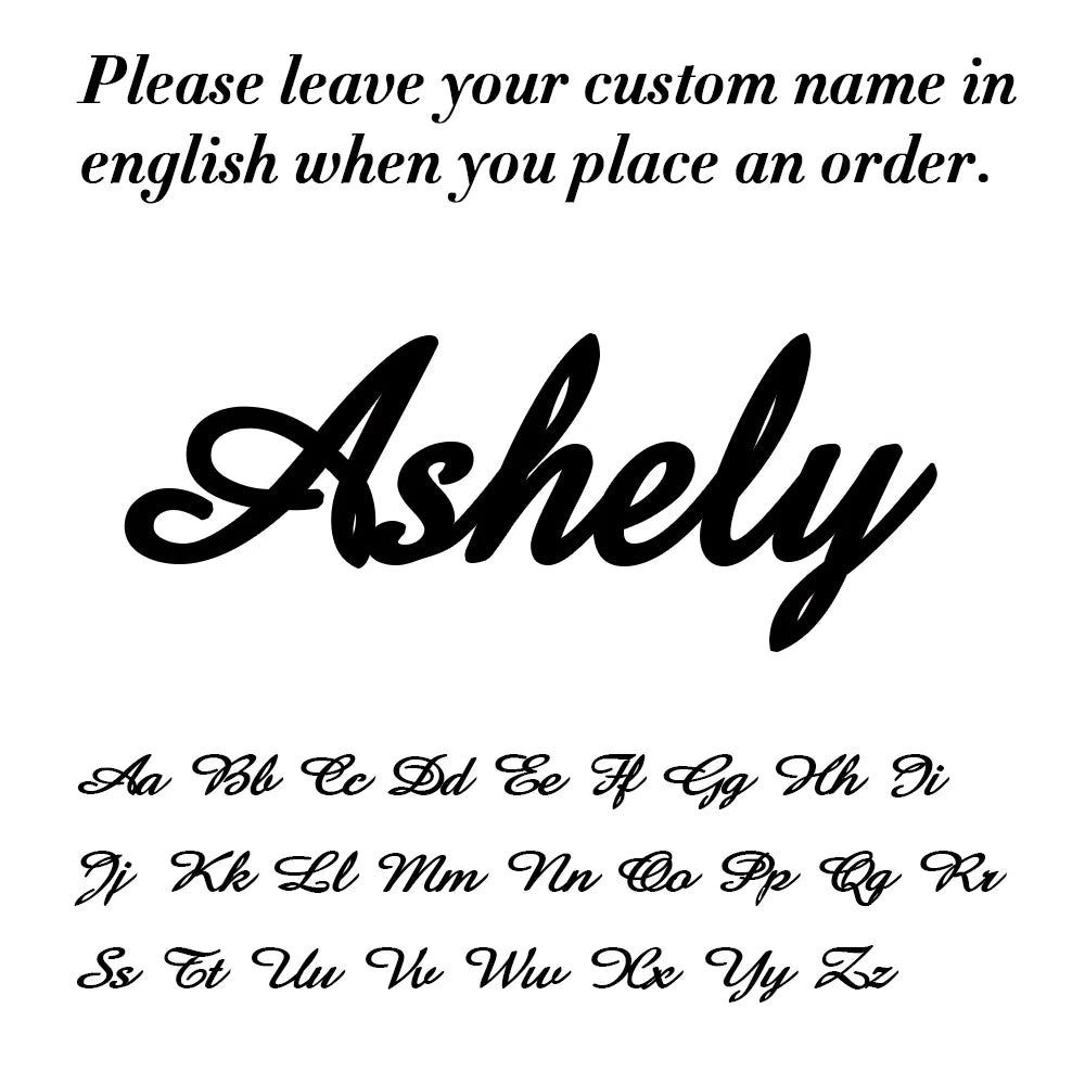Custom Nameplate Hoop Earrings for Women | Personalized Stainless Steel Jewelry close-up view