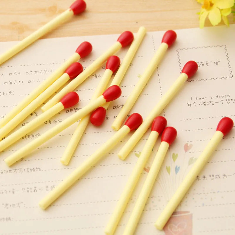 5pcs Match Shape Mini Ballpoint Pen Novelty Plastic Ballpoint Pens