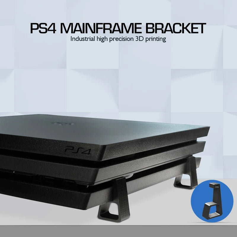 DATA FROG Cooling Feet Stand for PS4 Slim Pro | Horizontal Holder with Anti-Slip Desi alternate view