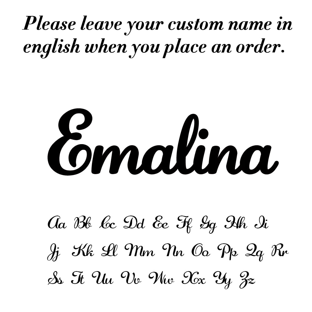 Custom Nameplate Hoop Earrings for Women | Personalized Stainless Steel Jewelry close-up view