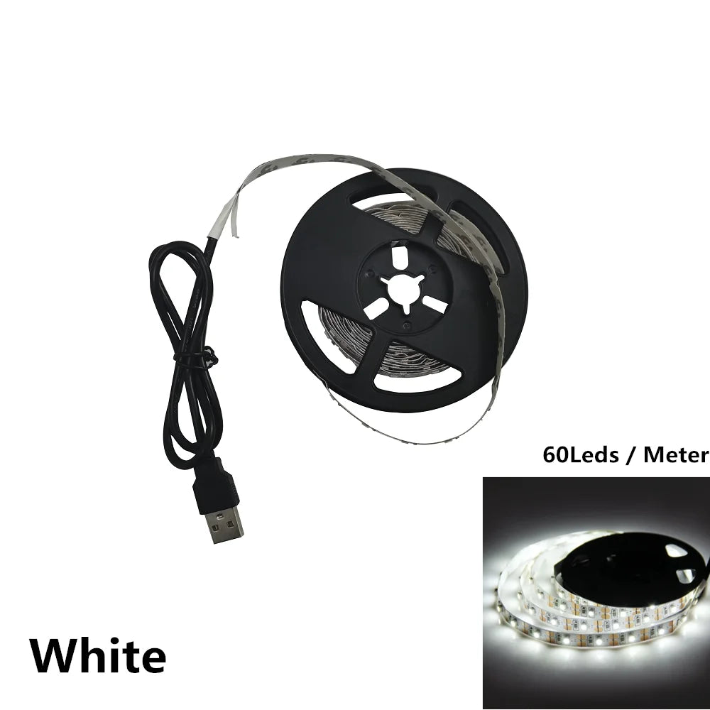 USB Motion Sensor LED Strip Light | Hand Sweep Control for Kitchen TV Backlight detail view