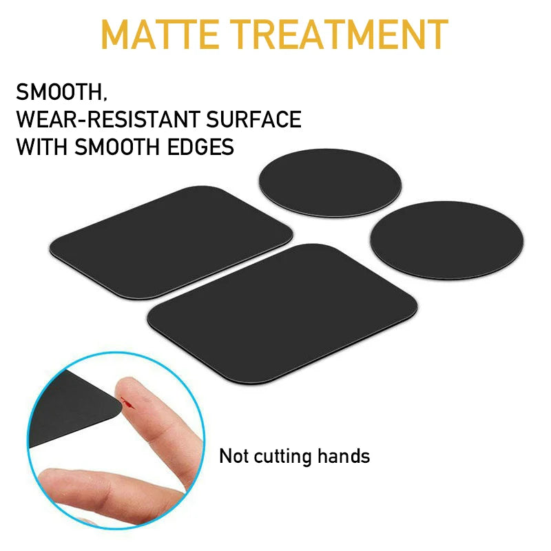 5PCS Car Phone Holder Metal Plate Magnetic Holder Round Square Sticker iron Sheet f additional angle