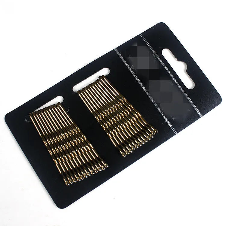 SWINATE Fashion Women Basic Waved U Shape Hairpins Gold Black Brown Bobby Pins Salon alternate view