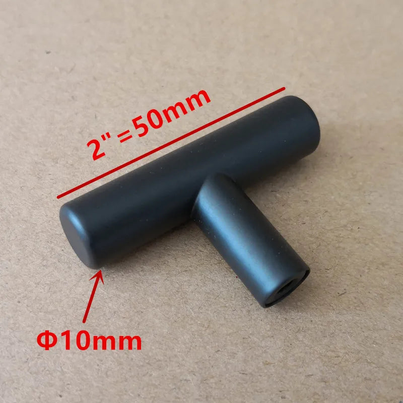 Modern Gold Brushed Straight Cupboard Handles Knobs alternate view