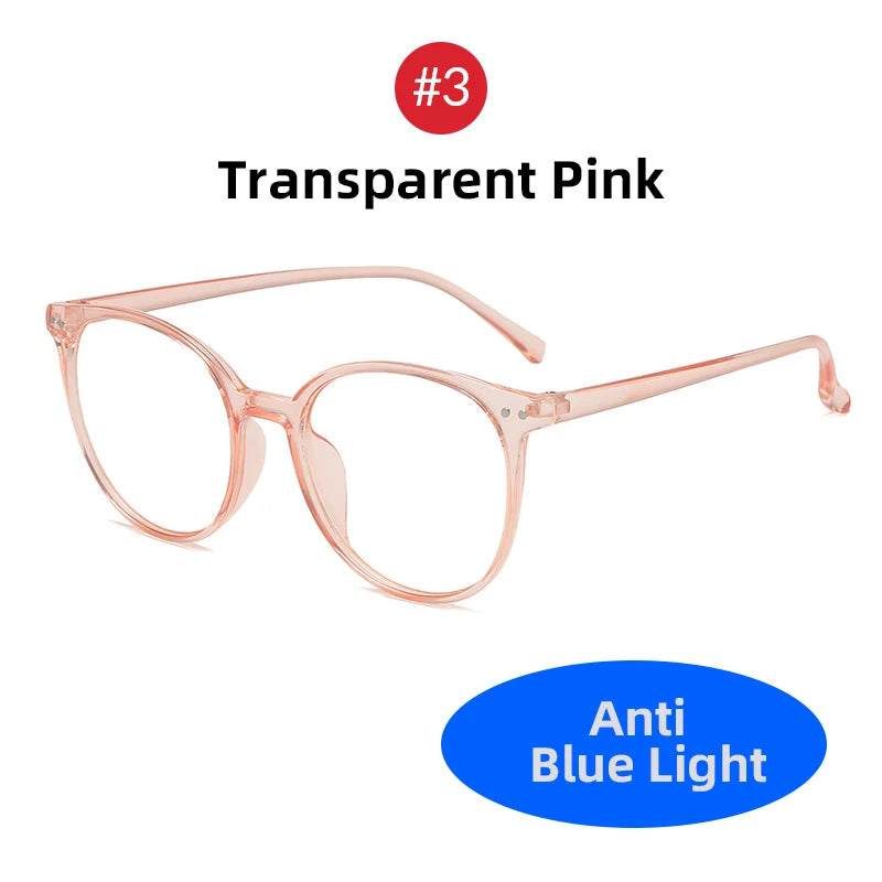 VIVIBEE Blue Light Blocking Glasses | Oversized Round Computer Eyewear for Women and Men detail view