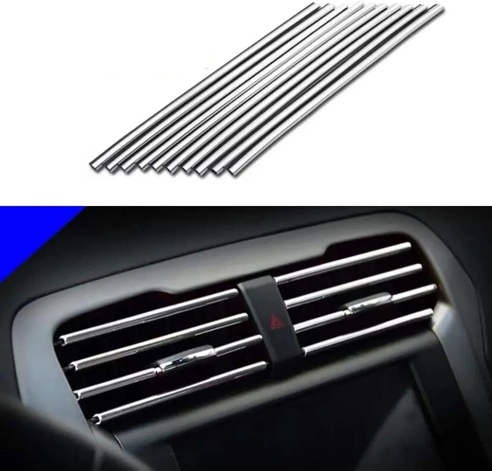 10 Pcs Car Air Vent Grille Decoration Trim Sticker U Style Air Conditioner Outlet Dec lifestyle view