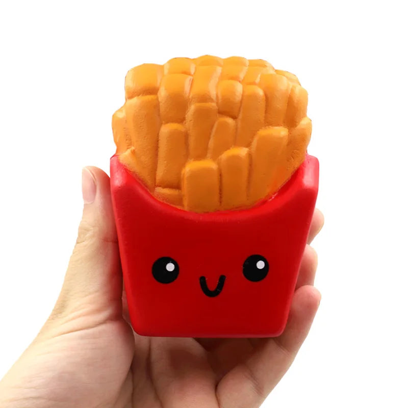 Jumbo Simulation French Fries Scented Squishy | Slow Rising Stress Relief Toy lifestyle view