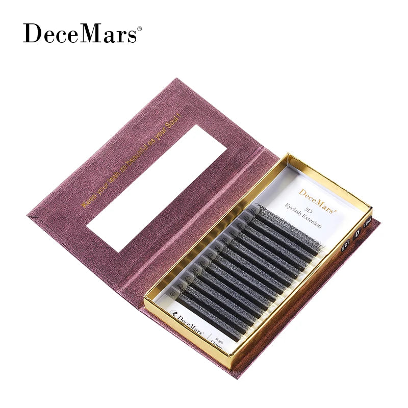 DeceMars 5D W Shaped Eyelash Extension | Salon-Grade Pre-Made Lash Fans additional angle