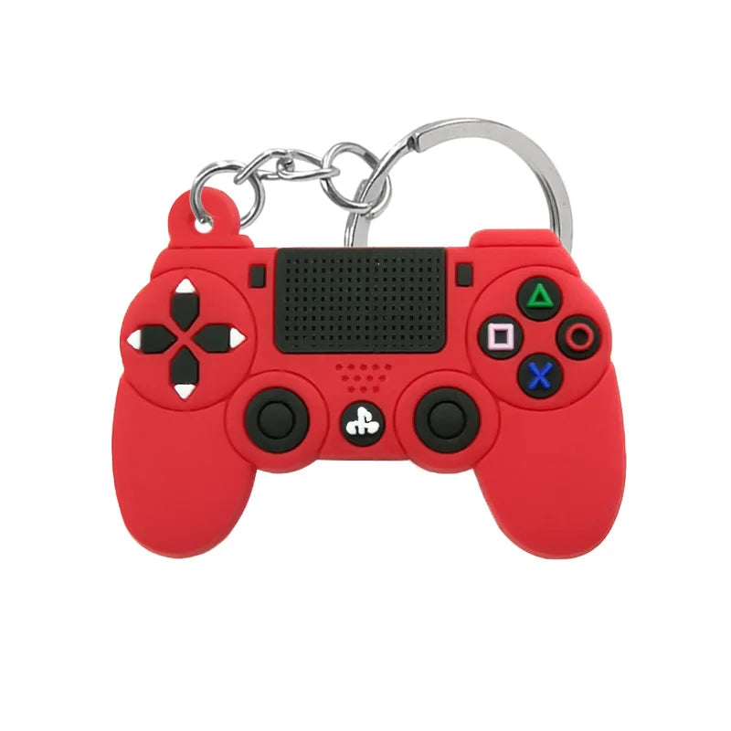1PCS PVC new style Game Machine Keychain & Keyring Cute Gamepad Joystick Key Chain Keych detail view