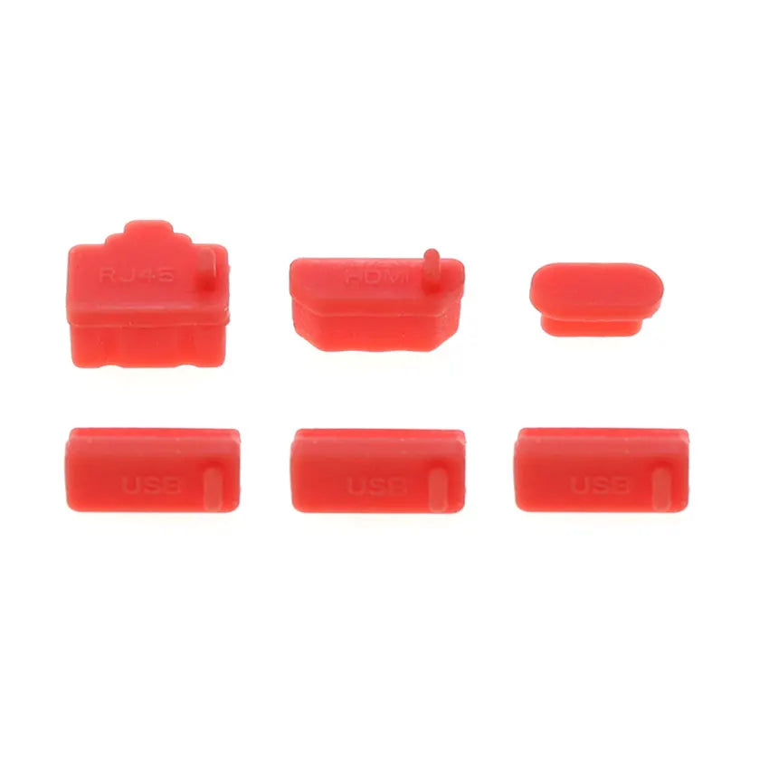 1 Set Silicone Dust Plug Set | Anti-Dust Cover for PS5, PS4, PS3 Console close-up view