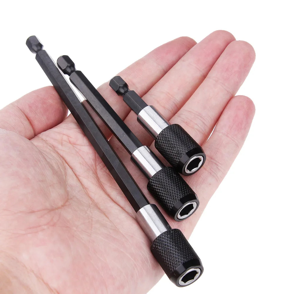 1/4 Inch Hex Shank Quick Release Screwdriver Bit Holder Extension Bar | 60mm 100mm 15 lifestyle view