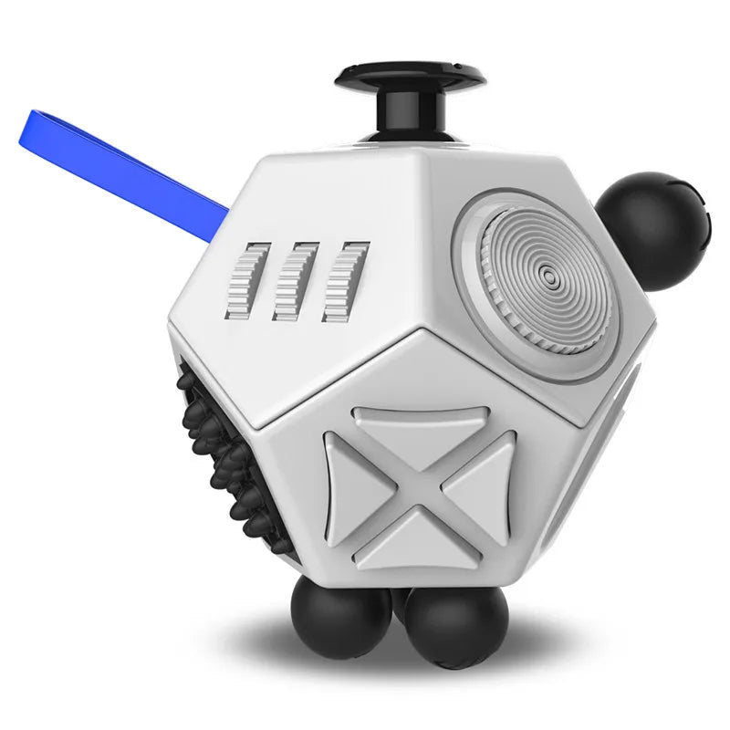 12 Sides Fidget Cube | Anti Stress Sensory Toy for Focus and Calm alternate view