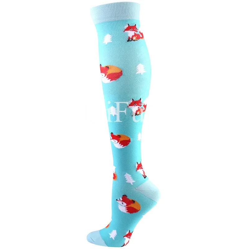 58 Styles Compression Socks Women Medical Nursing Stockings 20-30mmHg Edema Diabetes Varicose Veins Running Compression Socks
