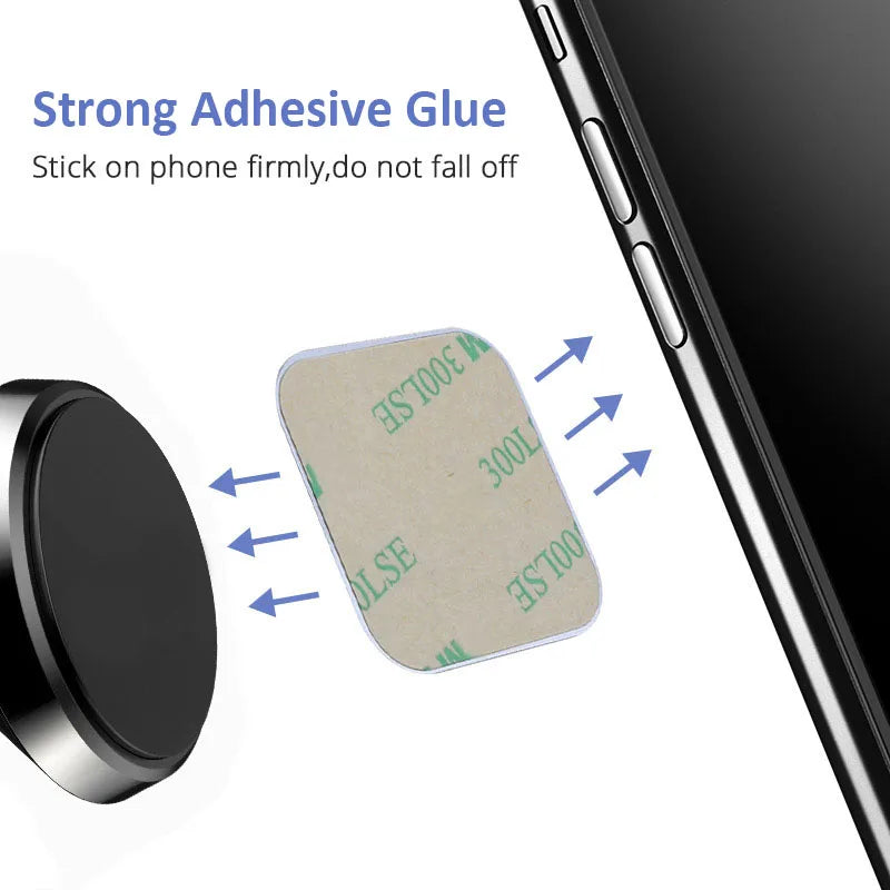Metal Plate For Magnetic Car Phone Holder Iron Sheet Disk close-up view