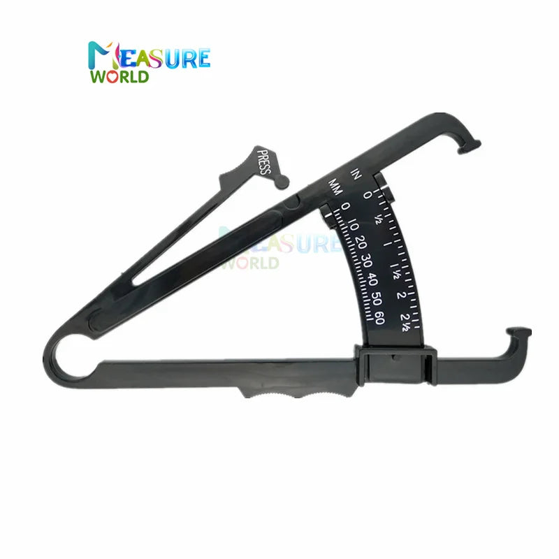 Body Fat Caliper with Measuring Tape | Body Fat Tester and Measurement Tool lifestyle view