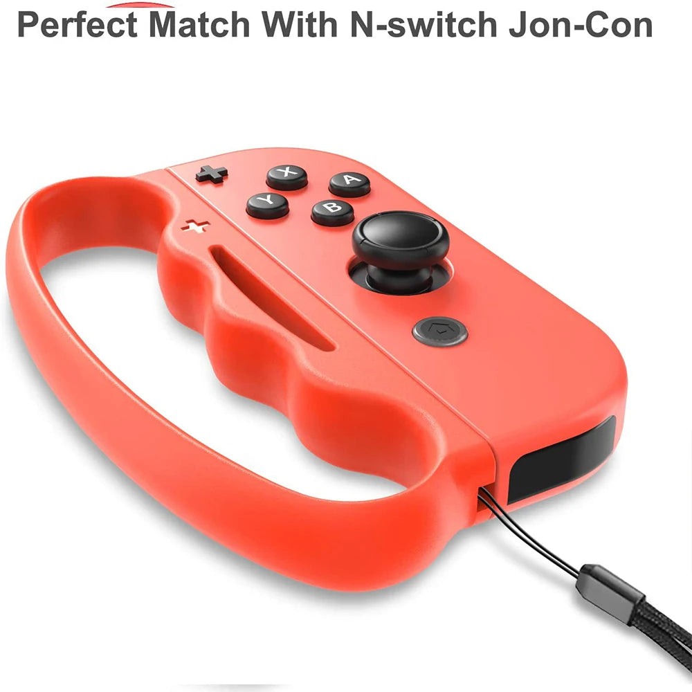 Hand Grips with Wrist Straps for Nintendo Switch Joy-Con | Fitness Boxing Accessories close-up view