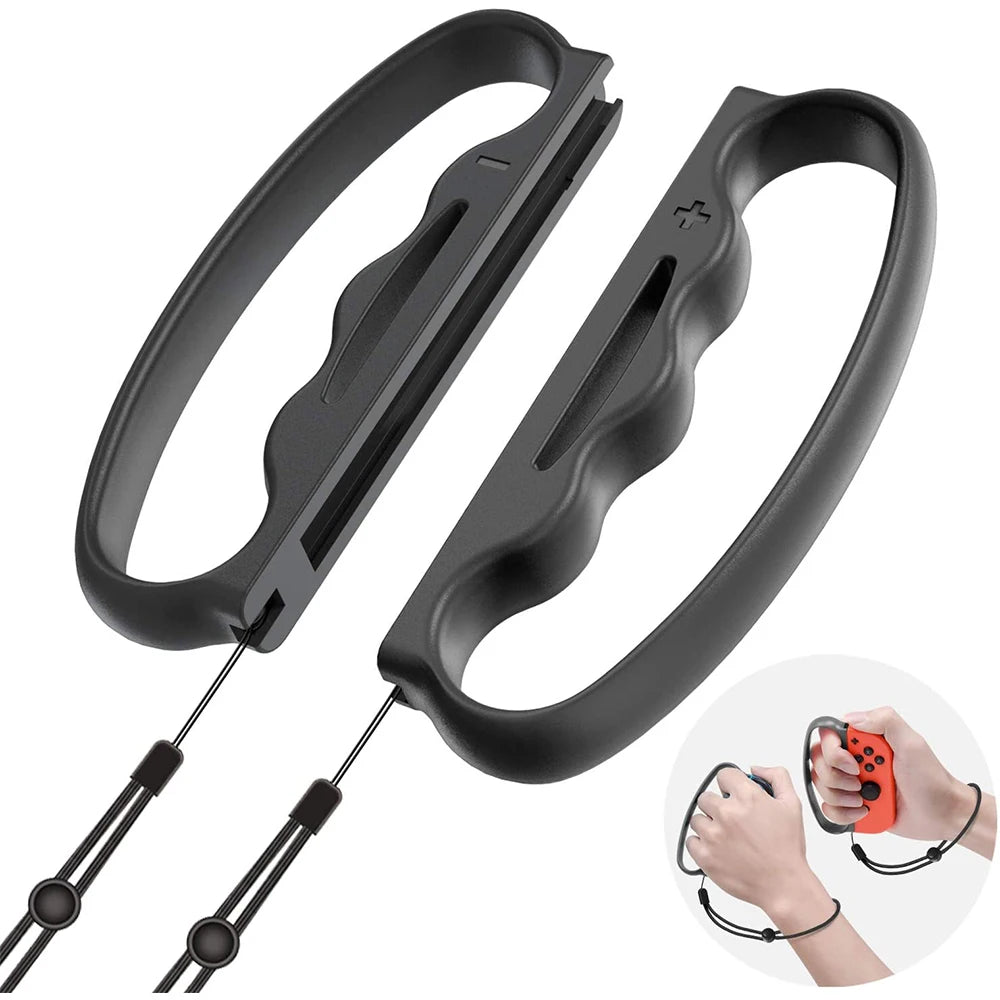 Hand Grips with Wrist Straps for Nintendo Switch Joy-Con | Fitness Boxing Accessori additional angle