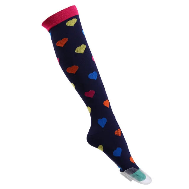 58 Styles Compression Socks Women Medical Nursing Stockings 20-30mmHg Edema Diabetes Varicose Veins Running Compression Socks