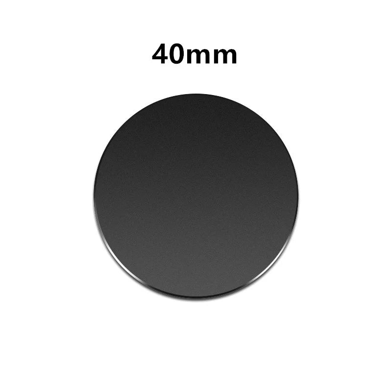 Thin Metal Plate For Magnetic Car Phone Holder Iron Sheet Sticker Disk For Magnet Tabl close-up view