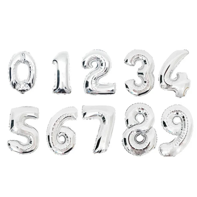 16 32 40 Inch Silver Gold Foil