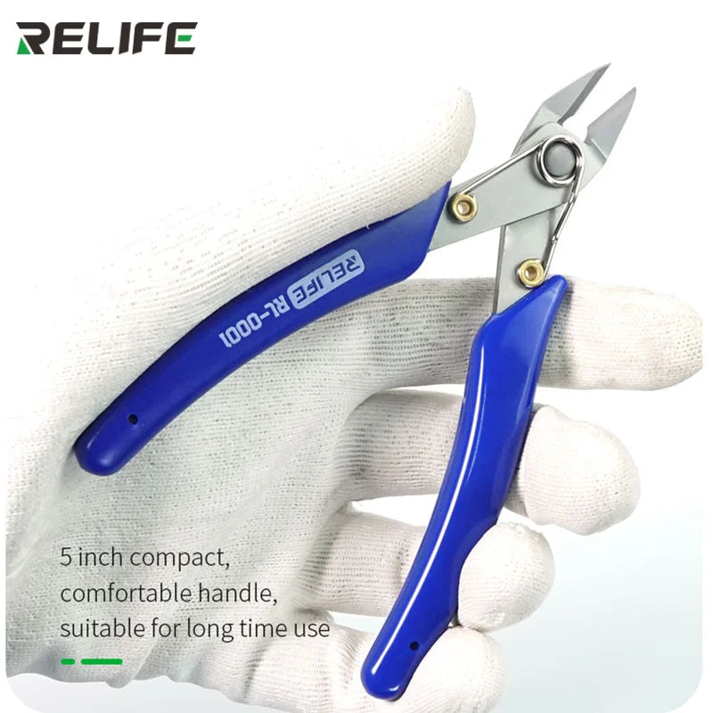 Precision Cutting Pliers | Side Snips for Motherboard and PCB Wire Cutting additional angle