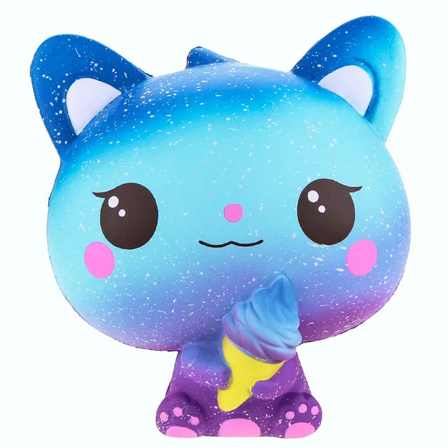 Jumbo Squishy Kawaii Unicorn Horse Cake Deer Animal Panda Squishies | Slow Rising Stre close-up view
