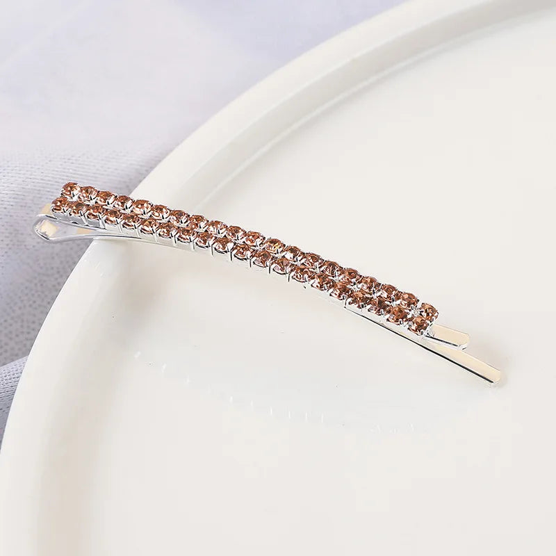 2020 New Elegant Rhinestone Hairpins Women Girls Hair Clips Pin Accessories Hair Ornaments Hairclip Hairgrip Barrettes Headdress
