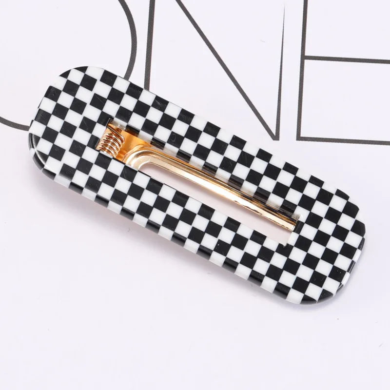 2019 Popular Fashion Acetate Sweet Hairpins Girls Hair Clips Pin Barrette Accessori additional angle