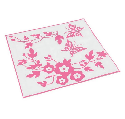Butterfly Flower Wall Sticker | Bathroom Decor Wall Decals alternate view