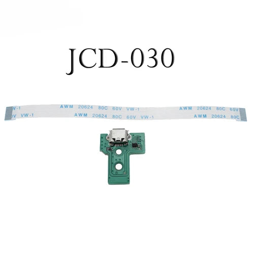 PS4 Controller Charging Port Replacement Board | Micro USB Socket with Flex Cable detail view