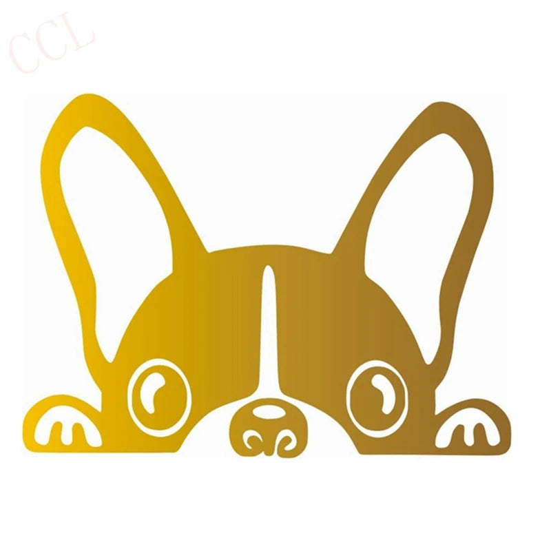 French Bulldog Light Switch Sticker | Vinyl Wall Decal for Switch Plate detail view