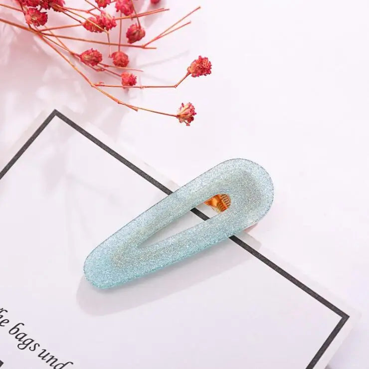 2019 Popular Fashion Acetate Sweet Hairpins Girls Hair Clips Pin Barrette Accessories close-up view