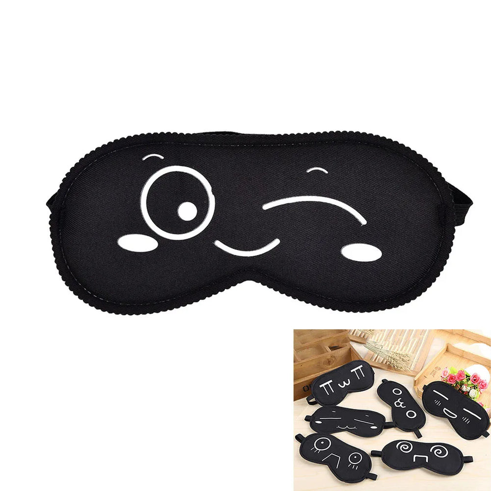Sleeping Eye Mask for Light Blocking | Comfortable Black Sleep Mask for Travel and additional angle