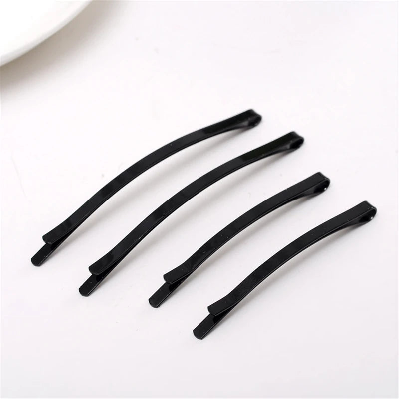 Fashion 24Pcs/Lot Women Hairpins Barrette One Word Hair Clips Black Dripping Hairclips S detail view