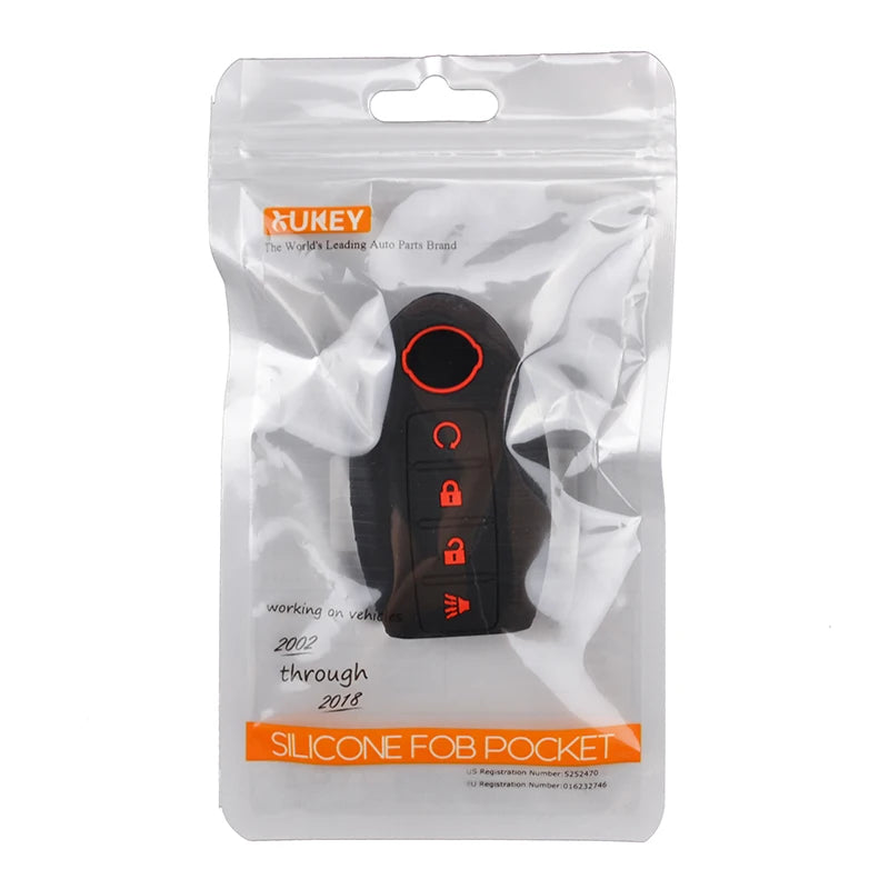 Nissan Silicone Key Fob Cover | 4 Button Car Remote Protector additional angle