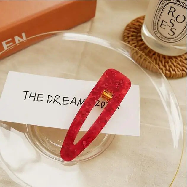 2019 Popular Fashion Acetate Sweet Hairpins Girls Hair Clips Pin Barrette Accessories alternate view