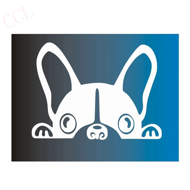 French Bulldog Light Switch Sticker | Vinyl Wall Decal for Switch Plate detail view