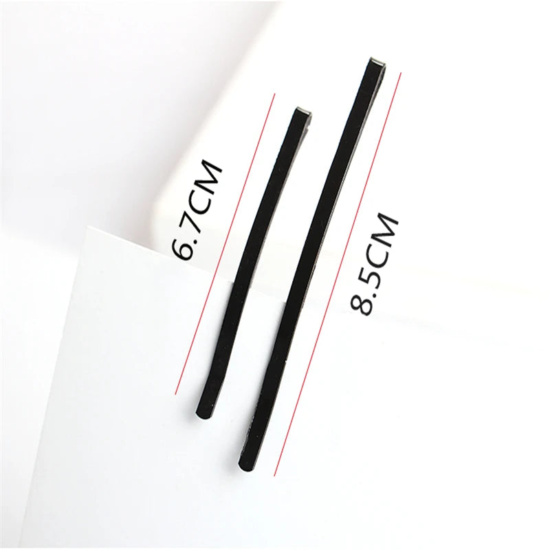 Fashion 24Pcs/Lot Women Hairpins Barrette One Word Hair Clips Black Dripping Haircl additional angle