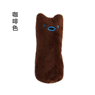 Teeth Grinding Catnip Toys Funny Interactive Plush Cat Toy Pet Kitten Chewing Vocal To close-up view