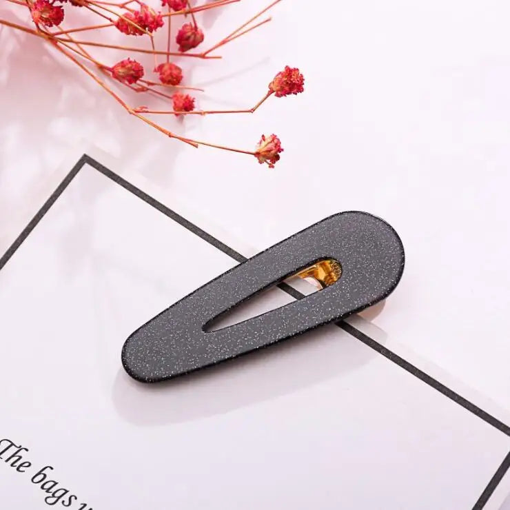 2019 Popular Fashion Acetate Sweet Hairpins Girls Hair Clips Pin Barrette Accessories close-up view