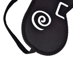 Sleeping Eye Mask for Light Blocking | Comfortable Black Sleep Mask for Travel and Res close-up view